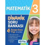Tudem Yayın Grubu Tudem Yayınları 3. Sınıf Dinamik Matematik Soru Bankası 200 Sayfa Ciltsiz Eğlenceli Öğrenme