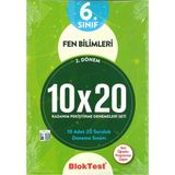 Tudem Yayın Grubu Tudem Yayınları Bloktest 6. Sınıf Fen Bilimleri 10X20 Kap Deneme 2. Dönem