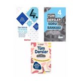 Tudem Yayınevi Tudem 4.sınıf Tüm Dersler Soru Bankası+tekrar Testleri + Tüm Dersler Kılavuz Deneme