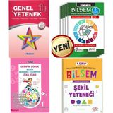Tudem Yayınları 1. Sınıf Bilsem Deneme Seti Bilsem Şekil Yeteneği Bilsem Olimpik Çocuk Genel Yetenek 4 Parça