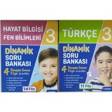 Tudem Yayınları 3. Sınıf Hayat Bilgisi - Fen Bilimleri Dinamik Soru Bankası+Türkçe Dinamik Soru Bankası