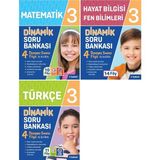 Tudem Yayınları 3. Sınıf Matematik + Türkçe + Hayat + Fen Dinamik Soru Seti 3 Kitap 2023