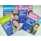 Tudem Yayınları 4. Sınıf Dinamik Fen Bilimleri+Sosyal+Türkçe+Matematik Soru Bankası
