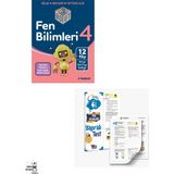 Tudem Yayınları 4. Sınıf Fen Bilimleri 3 Boyutlu Soru Bankası, Bilgiseli Fen Bilimleri Yaprak Test Set