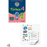 Tudem Yayınları 4. Sınıf Türkçe 3 Boyutlu Soru Bankası, Bilgiseli Türkçe Yaprak Test Set