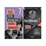 Tudem Yayınları 7. Sınıf Beceri Temelli Fen Bilimleri Soru Bankası & 3 Boyut Fen Bilimleri Föy Seti