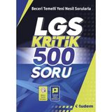 TUDEM YAYINLARI 8.SINIF LGS KRİTİK 500 SORU BANKASI