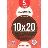 Tudem Yayınları Bloktest 5. Sınıf Matematik 10X20 Kap Deneme.(2. Dönem) 2019