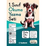 Tudem Yayınları - Ders Kitapları 1. Sınıf Okuma Yazma Seti (Dinle - Oku - Yaz)