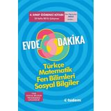 Tudem Yayınları - Ders Kitapları 4.Sınıf Evde 30 Dakika Türkçe Matematik Fen Bilimleri Sosyal Bilgiler