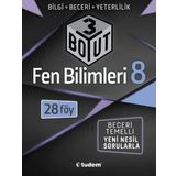 Tudem Yayınları - Ders Kitapları 8. Sınıf 3 Boyut Fen Bilimleri