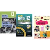 Tudem Yayınları Lgs Türkçe Beceri Temelli Soru Bankası - Lgs Türkçe Kod 32 Haftalık Denemeler - Hediye - Soru Bankası + Deneme