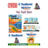 Tudem Yayınları Tudem 2025 3.Sınıf 12 Haf. Tatil Kitabı+Öğretmen Evde 3.Sınıf Yaz Tatil Kitabı Seti(Yeni)+Kalemlik