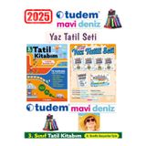Tudem Yayınları Tudem 2025 3.Sınıf 12 Haftalık Tatil Kitabı+Mavi Deniz 3.Sınıf Yaz Tatil Kitabı Seti(Yeni)+Kalemlik