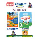 Tudem Yayınları Tudem 2025 3.Sınıf 12 Haftalık Yaz Tatil Kitabı+Okyanus Classmate 3.Sınıf Yaz Tatil Kitabı+Kalemlik