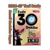 Tudem Yayınları Tudem 3.Sınıf Evde 30 Dakika Soru Bankası 2026-2027 Yeni Baskı Maarif Modeline Uygun 32 Hafta 192 Ev Çalışması - Tüm Dersler