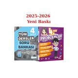 Tudem Yayınları Tudem 4. Sınıf Tüm Dersler Soru Bankası -Pruva 4.Sınıf Problemler
