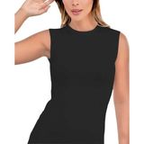 Tudik Collection Imer 1263 Kolsuz Sıfır Yaka T-Shirt - Siyah