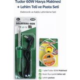 Tudor Havya Seti | 60W Havya Makinesi + Lehim Teli ve Pasta Seti - Yeşil