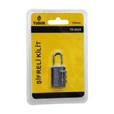 Tudor TD-8020 Asma Kilit 25MM Şifreli - 12'li Paket