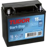 Tudor TK151 (EK151) Oem Besleme Aküsü Start-Stop 12V 15 Ah 200A (En) Auxılıary Yardımcı Akü