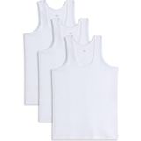 Tudors 3 Adet Compact Penye Beyaz Erkek Atlet %100 Pamuk Standart Fit Normal Kesim 3'lü Paket