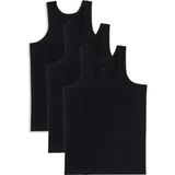 Tudors 3 Adet Compact Penye Siyah Erkek Atlet %100 Pamuk Standart Fit Normal Kesim 3'lü Paket