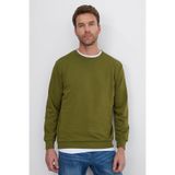 TUDORS Bisiklet Yaka Sweatshirt, S, SW230001-OCB, Yeşil, erkek