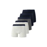 TUDORS Boxer 5'li Pamuklu Likralı Esnek Kumaş Multi Renk Boxer, 2XL, Multi6, erkek