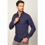 Tudors DR230001-303 Slim Fit Kışlık Yün Viskon Düz Erkek Gömlek