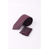Tudors Düz Cep Mendilli Erkek Kravat,Bordo Tek Ebat 2007003951252