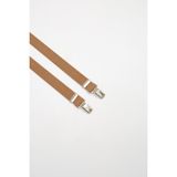 Tudors Düz İnce Erkek Pantolon Askısı - Standart - Yeşil