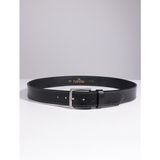 Tudors Erkek %100 Hakiki Deri 4 cm Spor Siyah Kemer - XL