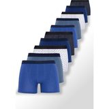 Tudors Erkek 10'lu Likralı Pamuklu Esnek Kumaş Premium Seri Boxer - Renkli