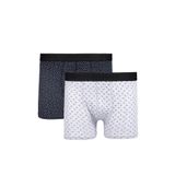 Tudors Erkek 2'Li Pamuk Likralı Esnek Kumaş Boxer,Multi 2Xl 2007004060694