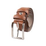 Tudors Erkek 3,5 cm Klasik Taba Renk Kemer - 2XL