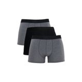 Tudors Erkek 3'Lü Pamuk Likralı Esnek Kumaş Boxer,Multi M 2007004315336