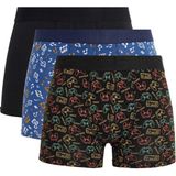 Tudors Erkek 3'lü Pamuk Likralı Premium Seri Esnek Kumaş Boxer - Renkli - 2XL