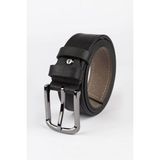 Tudors Erkek 4 cm Spor Siyah Kemer - L