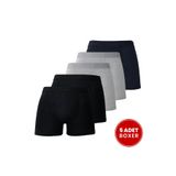 Tudors Erkek 5'Li Pamuklu Likralı Esnek Kumaş Boxer,Multi Xl
