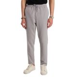 Tudors Erkek Regular Fit Beli Lastikli Bağcıklı Jogger Gri Pantolon Rahat Kesim Yan Cepli - 38