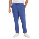 Tudors Erkek Regular Fit Beli Lastikli Bağcıklı Jogger İndigo Pantolon Rahat Kesim Yan Cepli - 33