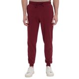 Tudors Erkek Regular Fit Klasik Kesim Beli Bağcıklı Jogger Cepli Lastikli Paça Bordo Eşofman Altı - 2XL