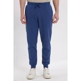 Tudors Erkek Regular Fit Klasik Kesim Beli Bağcıklı Jogger Cepli Lastikli Paça İndigo Eşofman Altı