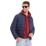 Tudors Erkek Regular Fit Klasik Kesim Dik Yaka Çift Cepli Sıcak Tutan Lacivert Şişme Mont - 2XL