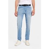Tudors Erkek Regular Fit Normal Kesim Denim Yıkamalı Düz Paça Açık Mavi Jean Kot Pantolon