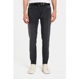 Tudors Erkek Regular Fit Normal Kesim Denim Yıkamalı Düz Paça Gri Jean Kot Pantolon