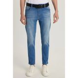 Tudors Erkek Regular Fit Normal Kesim Denim Yıkamalı Düz Paça Jean Kot Pantolon,Mavi 34