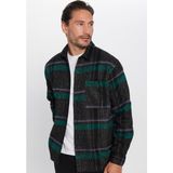 Tudors Erkek Relax Fit Rahat Kesim Tek Cepli Kareli Kışlık Oduncu Gömlek - XL - Multicolor