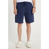 Tudors Erkek Relax Fit Rahat Kesim Yandan Cepli Lacivert Bermuda Şort - XL